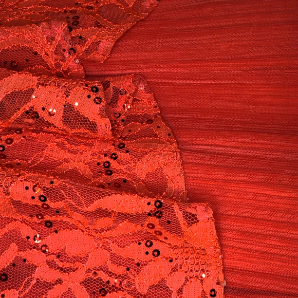 🤑Reduced 🤑Laura BNWT Coral Strapless Mermaid Lace Dress Size 0 - Picture 4 of 8